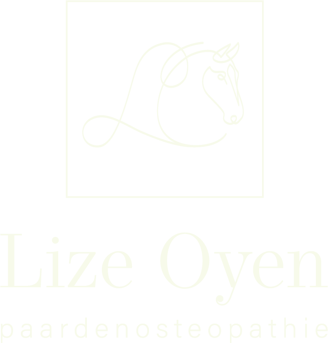 Lize Oyen paardenosteopathie logo